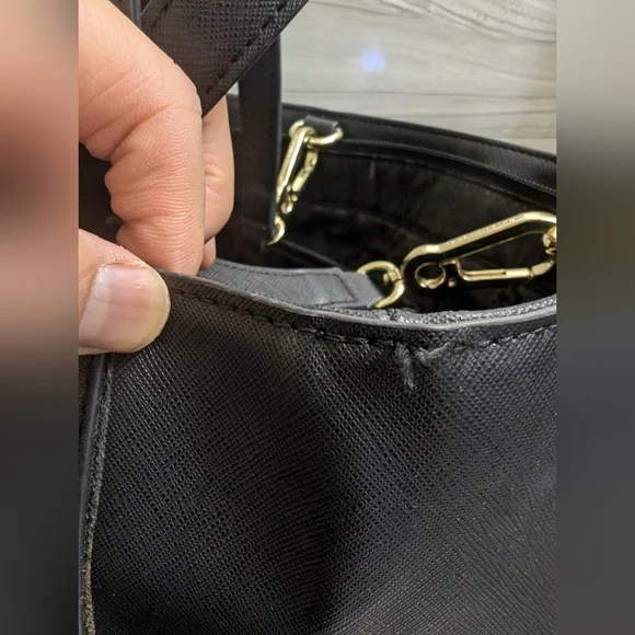 Karl Lagerfeld - Black Shoulder Hand Bag Tote - Picture 14 of 15